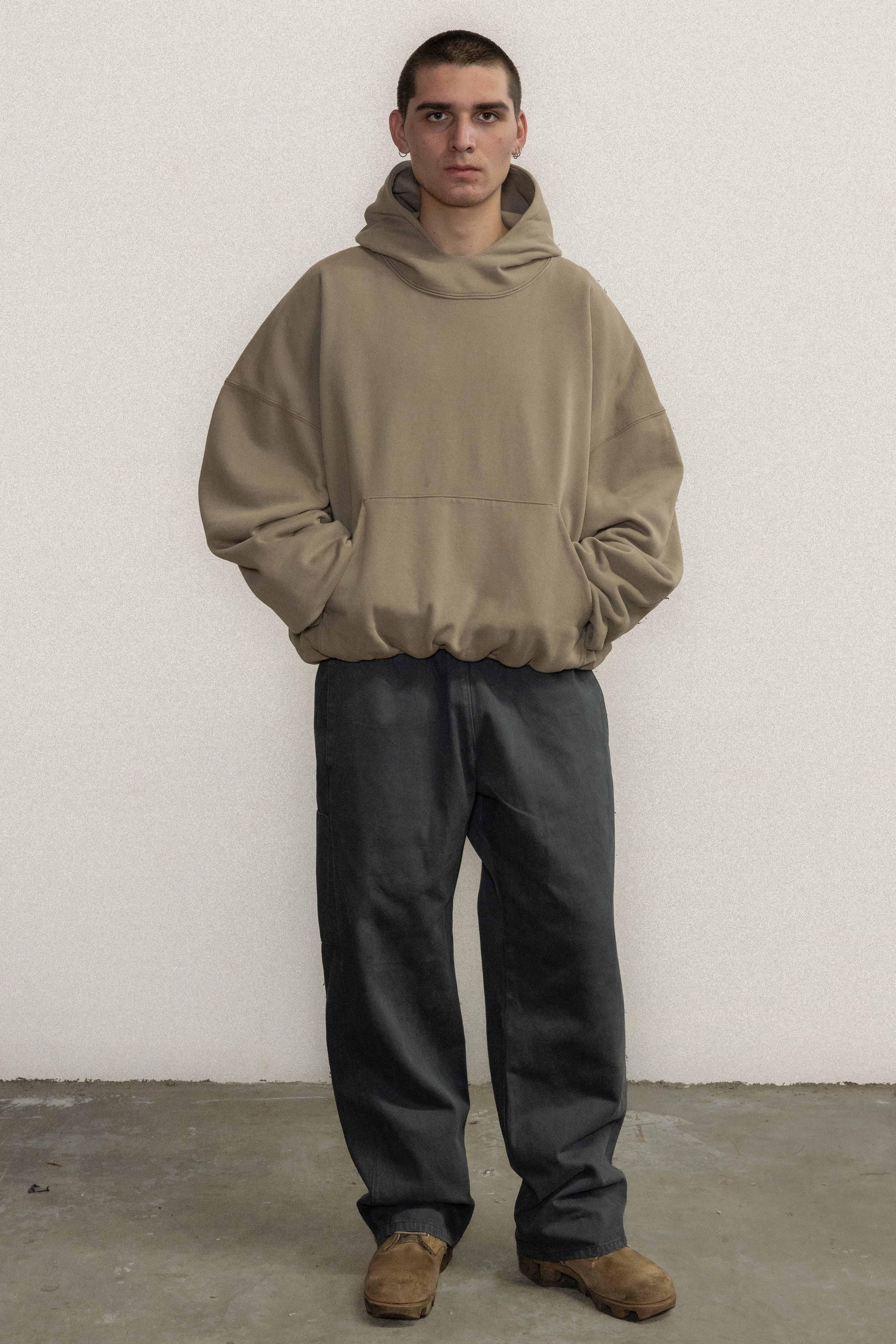 DOUBLE LAYERED HOODIE