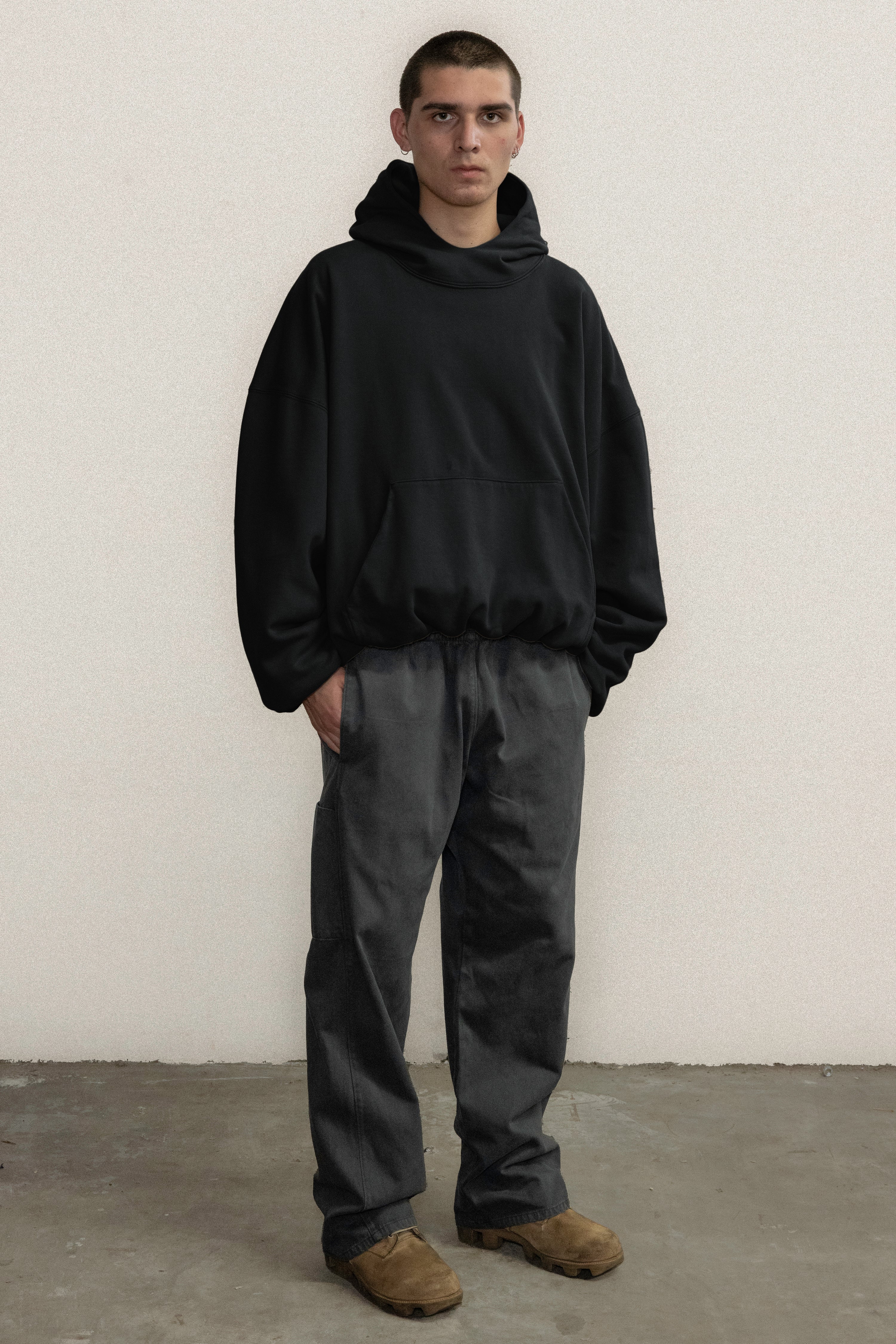 DOUBLE LAYERED HOODIE