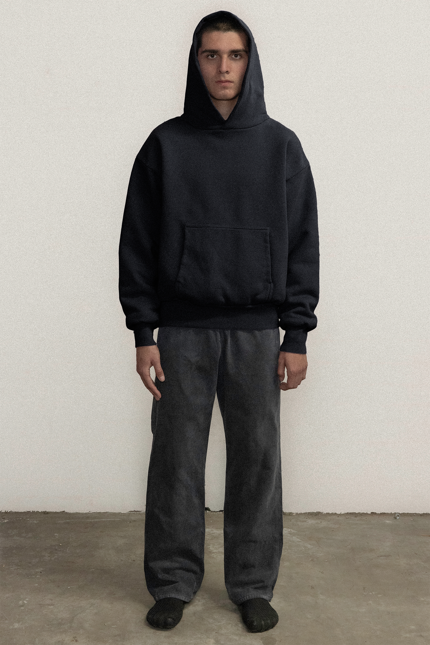 2020 Vision Double Layered Hoodie Black