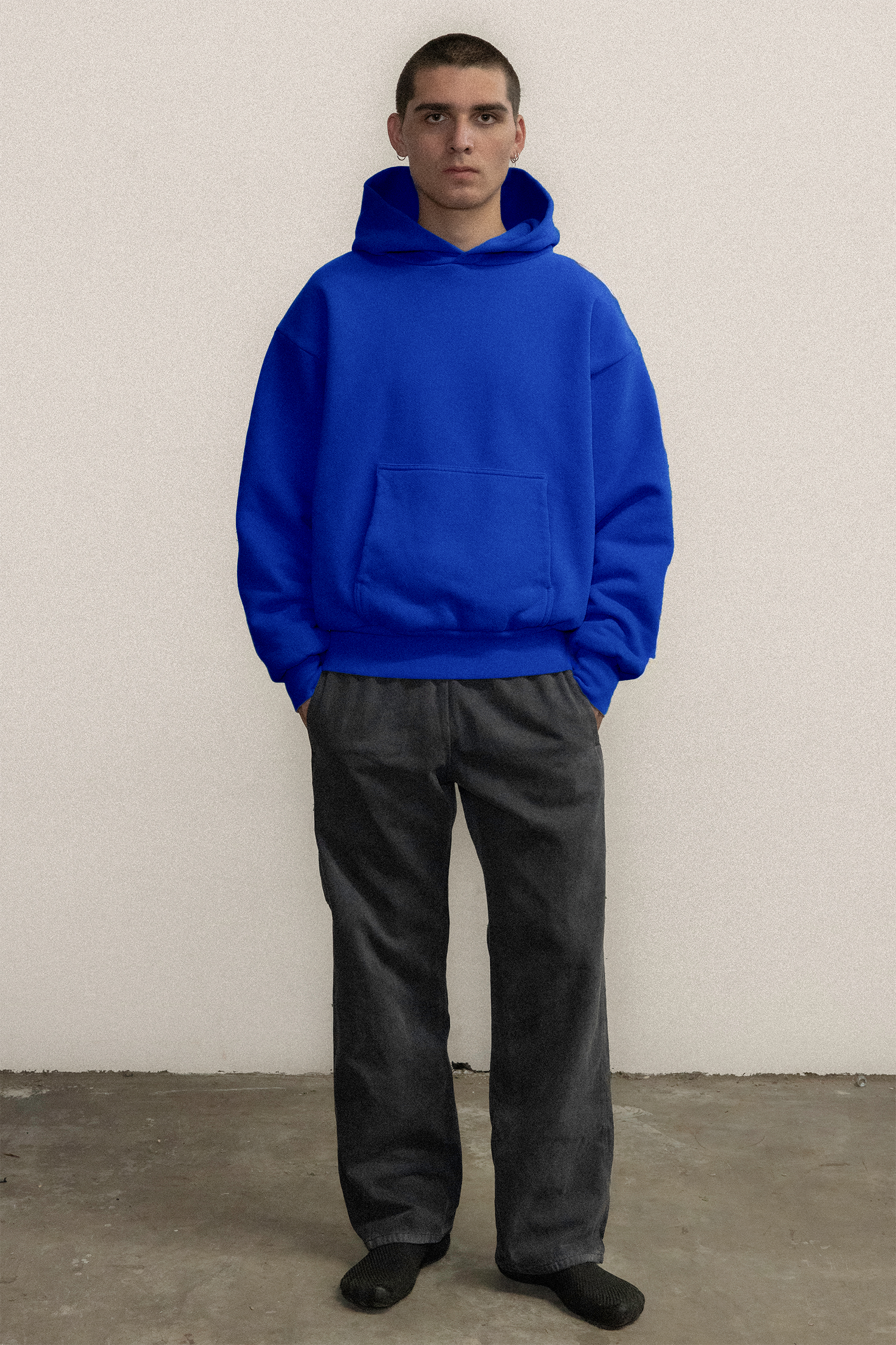 2020 Vision Double Layered Hoodie Blue