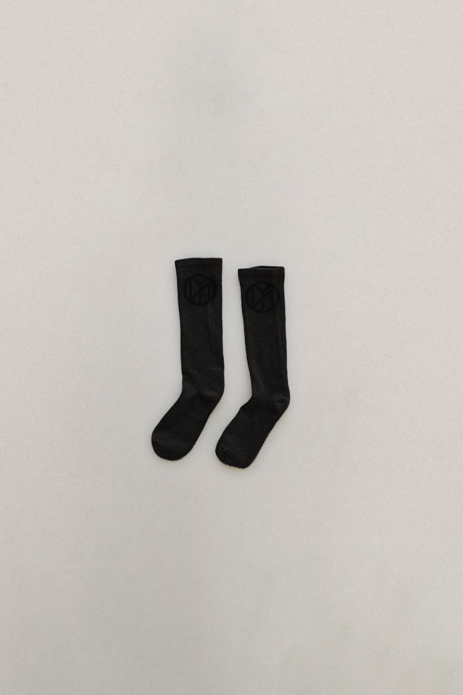 Charcoal Printed Socks 2-Pack