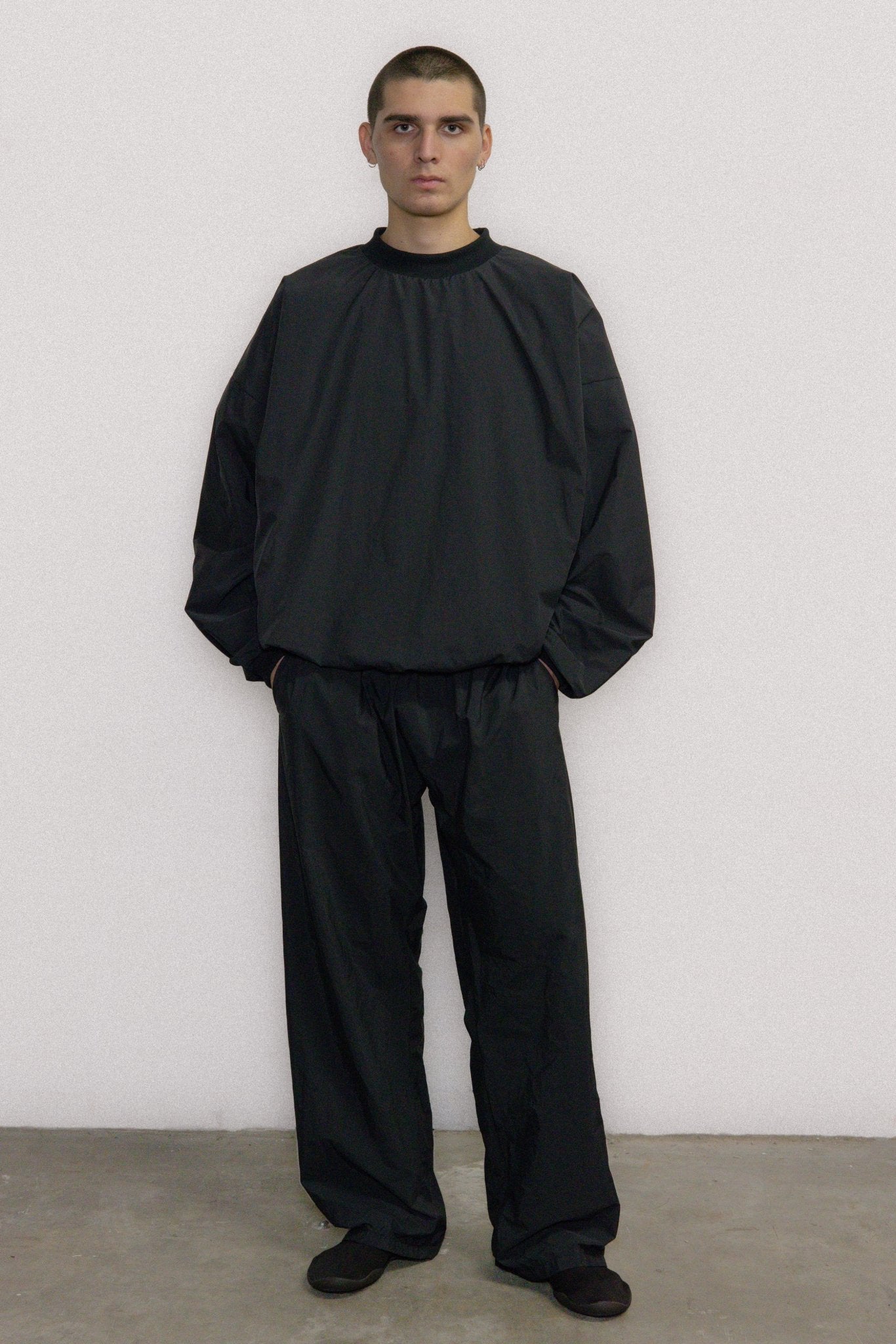 COTTON TOUCH NYLON CREW NECK - Los Angeles Archive