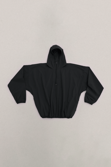 COTTON TOUCH NYLON QUARTER ZIP