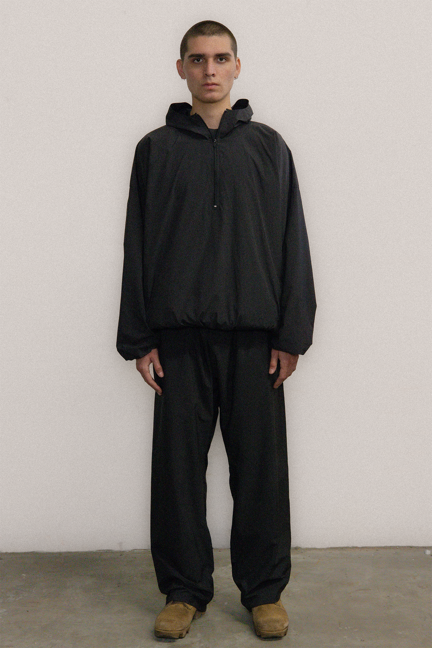 COTTON TOUCH NYLON QUARTER ZIP パーカー quater_zip-pant-1.png?v=1751050377