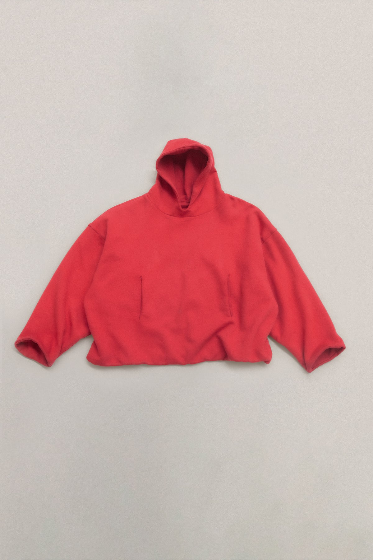 DOUBLE LAYERED TRIBUTE RED HOODIE